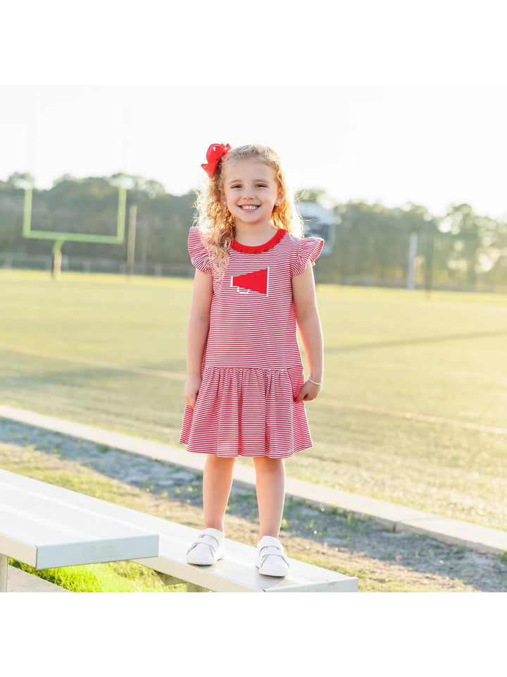 Megaphone Dress - Red