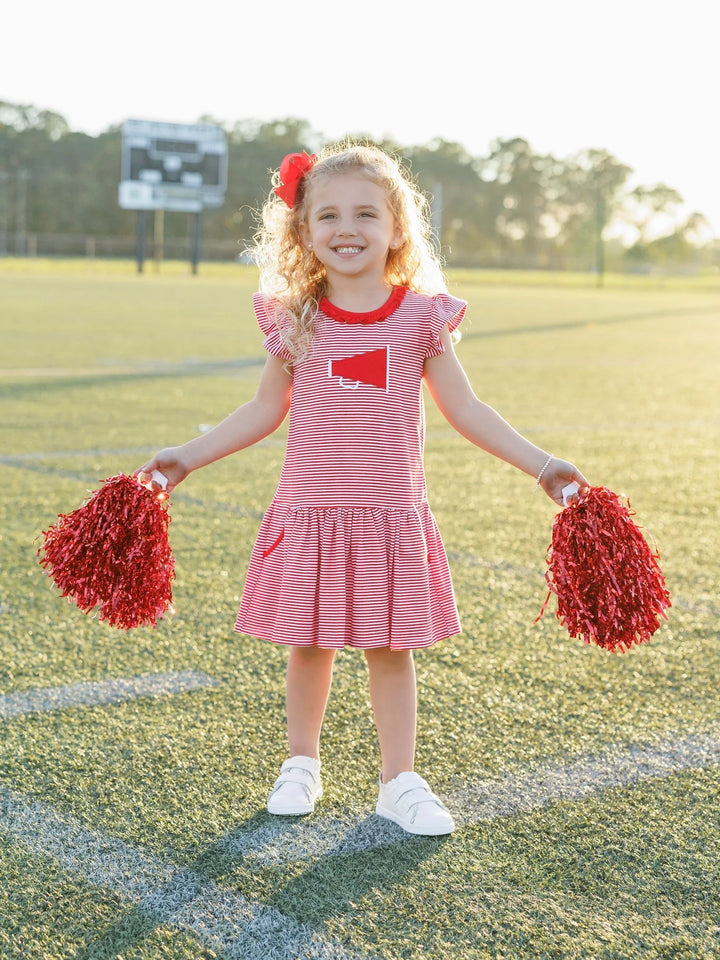 Megaphone Dress - Red