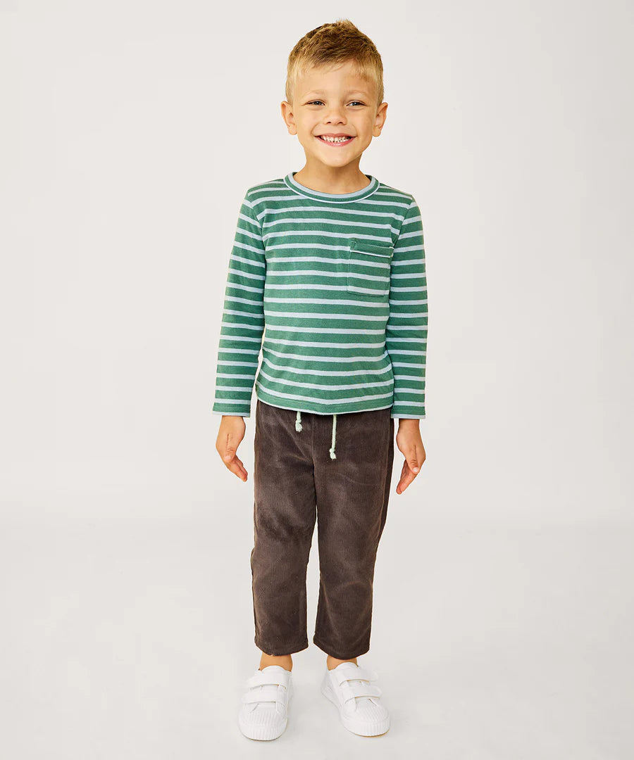 Edward Tshirt- Forest Stripe