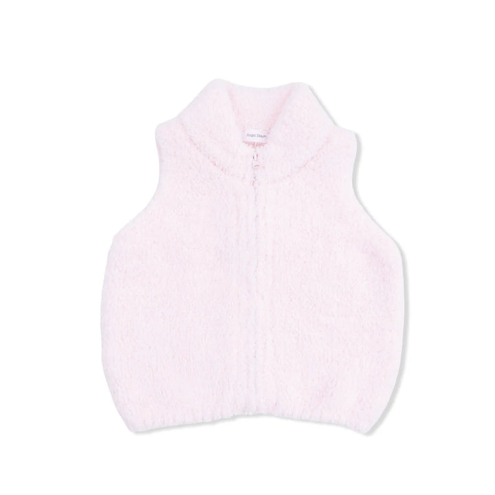 Chenille- Baby Pink Vest
