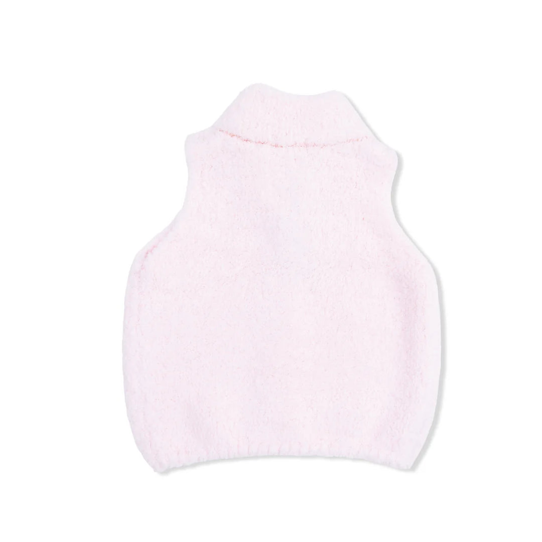 Chenille- Baby Pink Vest