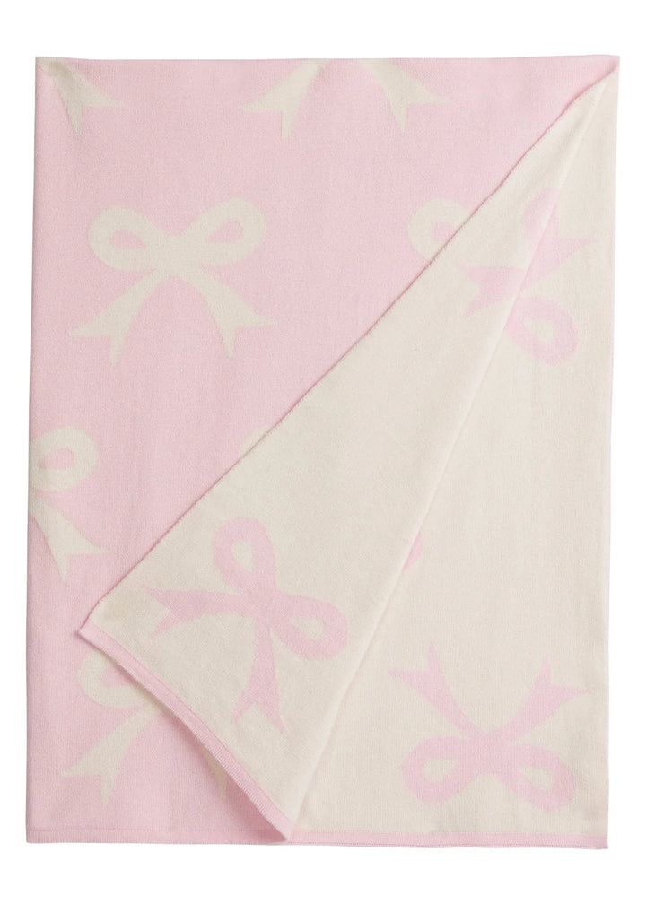 Nursery Blanket - Pink Bow