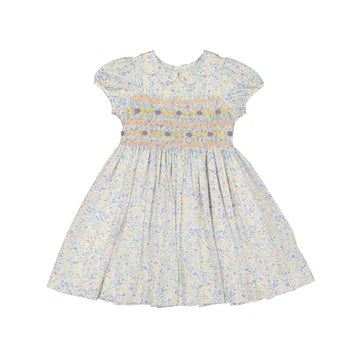 Ondine Blue Floral Dress