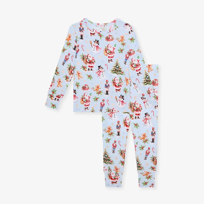 Saint Nicolas Classic PJ Set - Blue