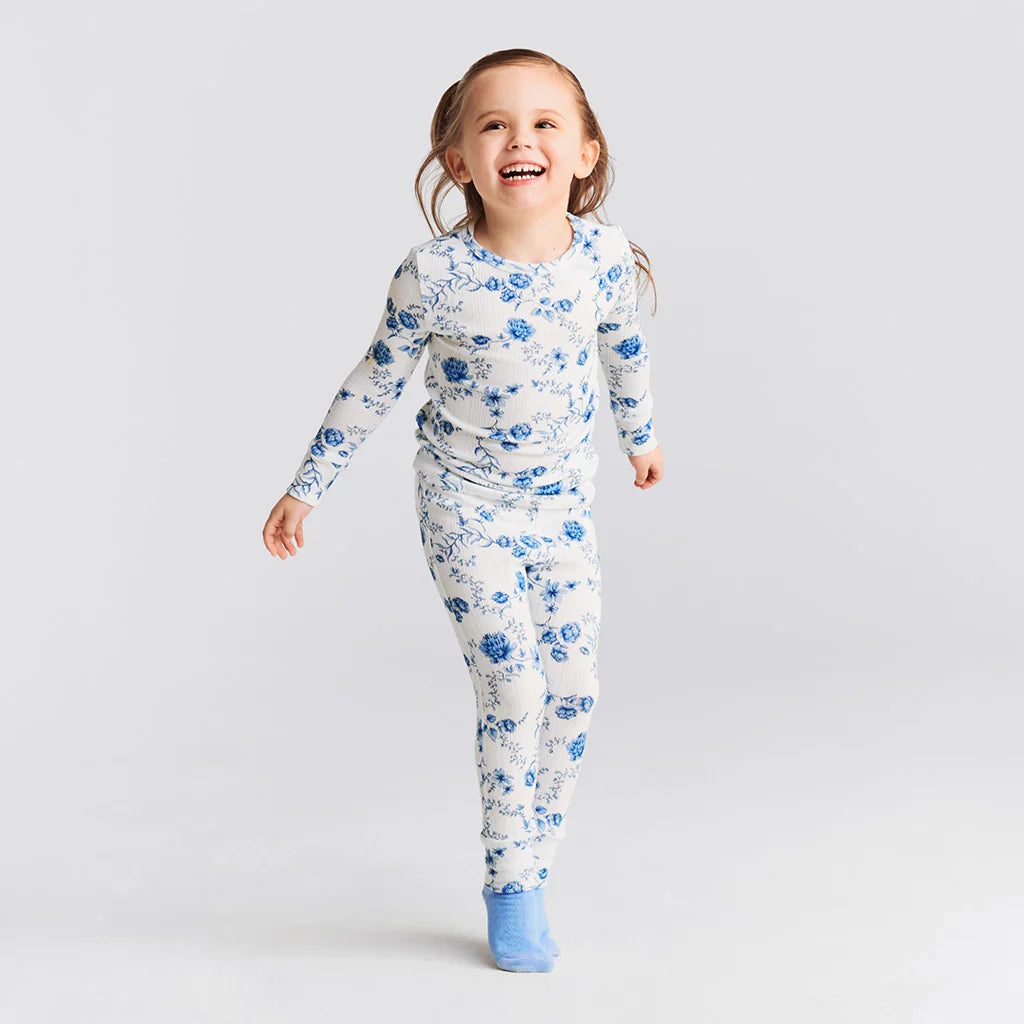 Hattie Pointelle Long Sleeve Basic Pajama