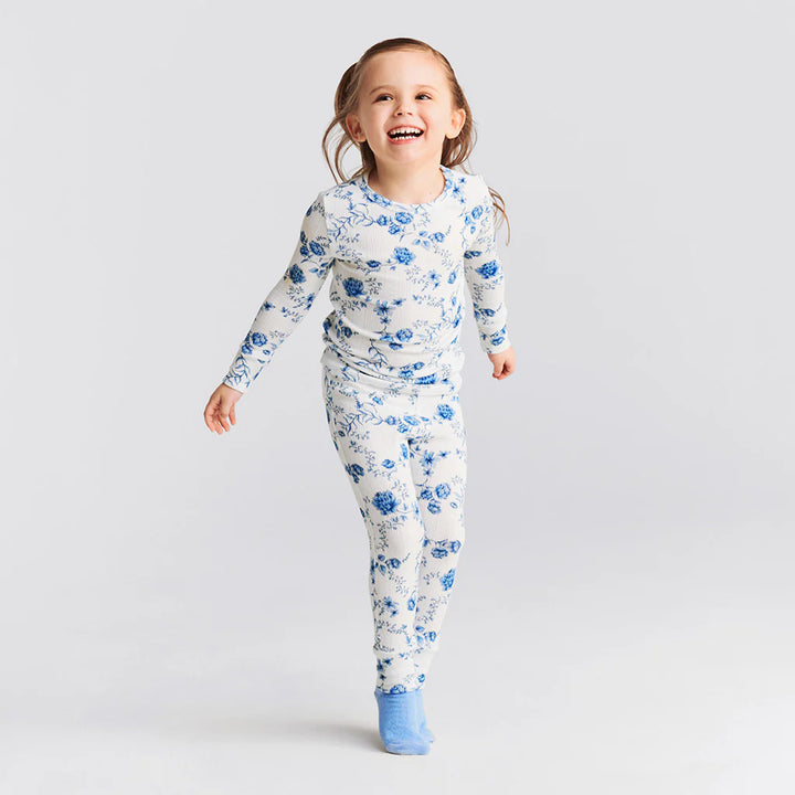 Hattie Pointelle Long Sleeve Basic Pajama