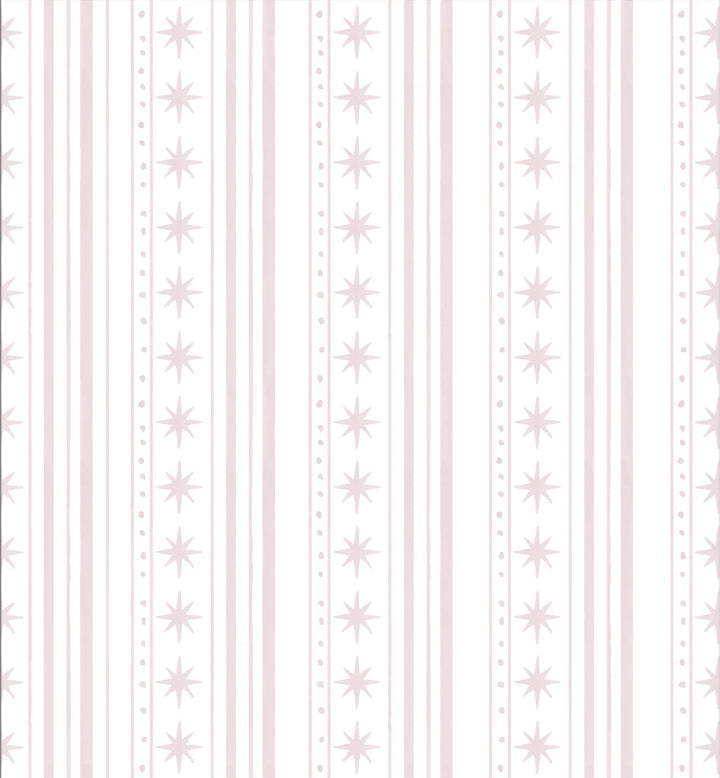 Starlight Stripes Footie Pink