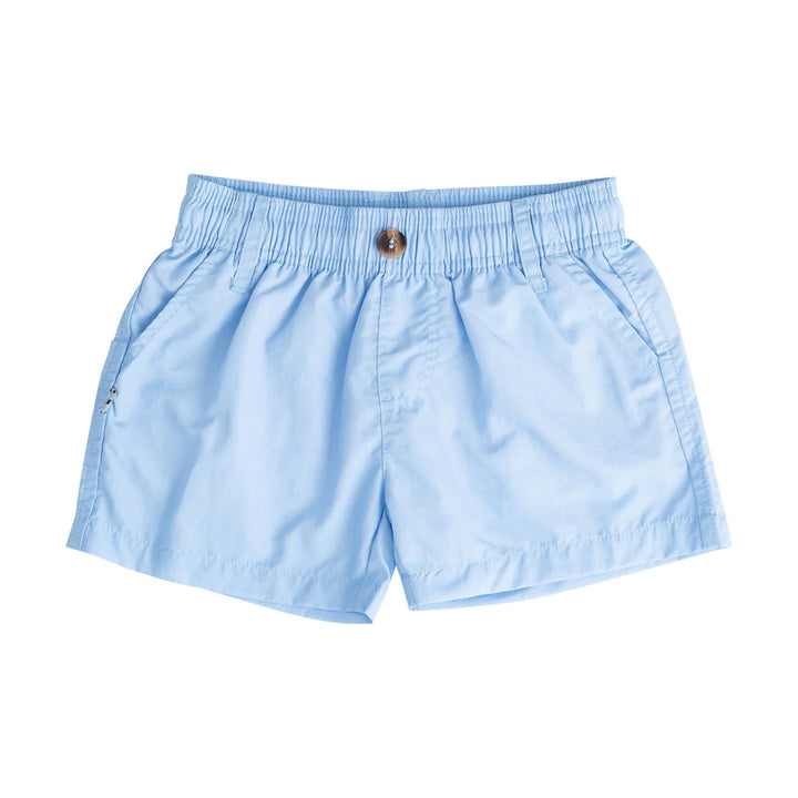 Boys Outrigger Performance Short- Windsurfer Blue