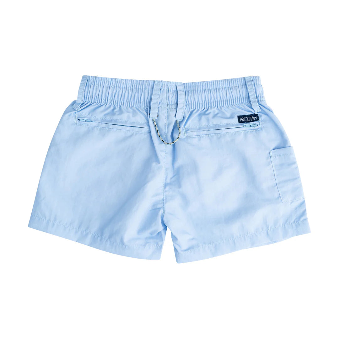 Boys Outrigger Performance Short- Windsurfer Blue