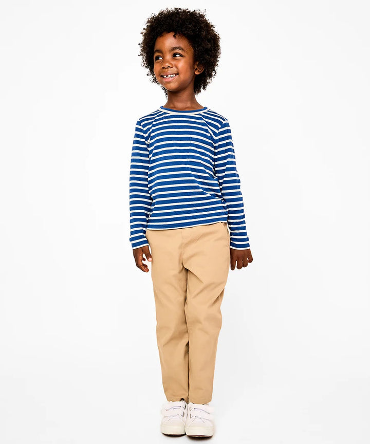Edward Tshirt - Enamel Blue Stripe