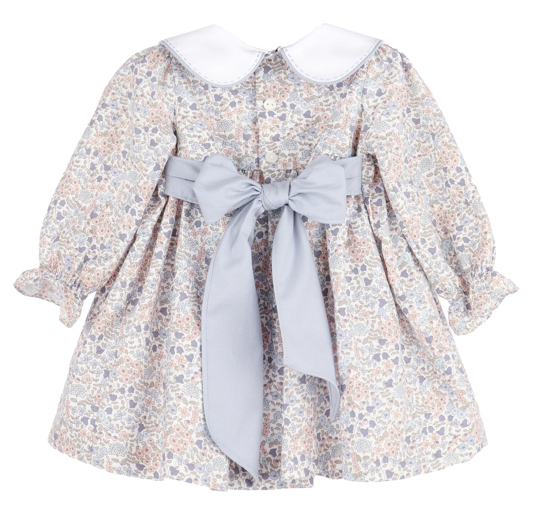 Sweater Weather Pleat Dress - Blue