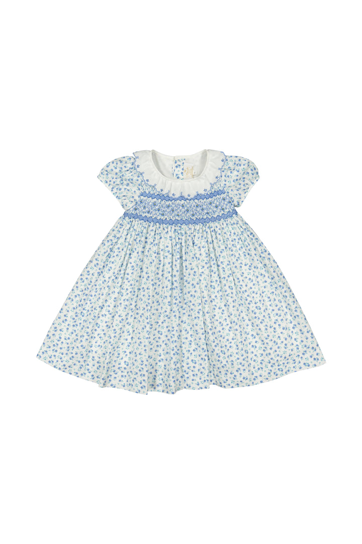 Isadora Floral Blue Dress