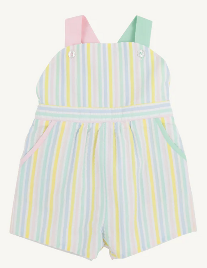 Ruthie Romper - Seersucker