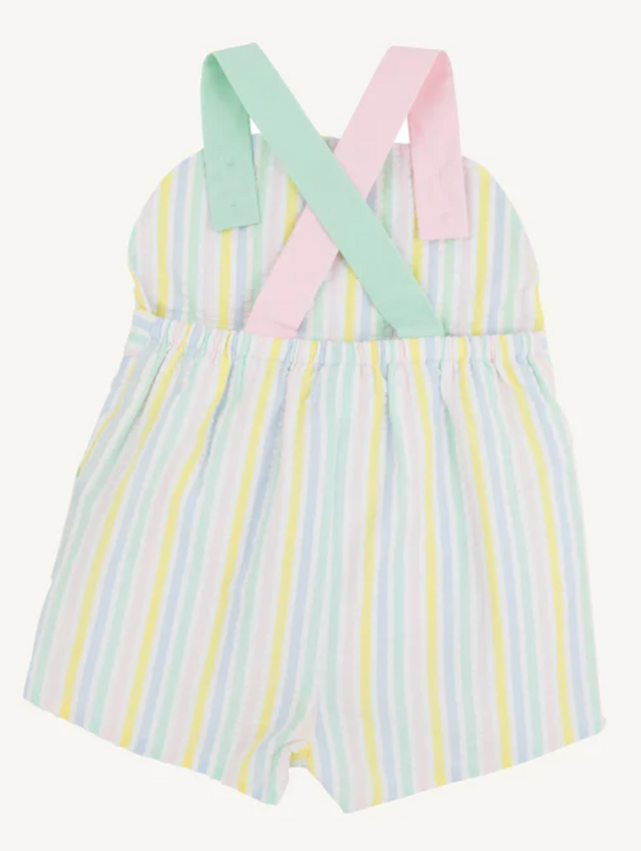 Ruthie Romper - Seersucker