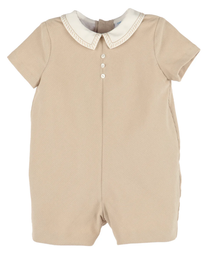 Cozy Cord Boy Romper