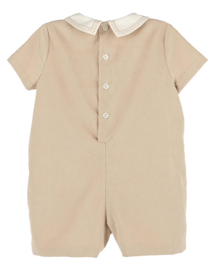 Cozy Cord Boy Romper