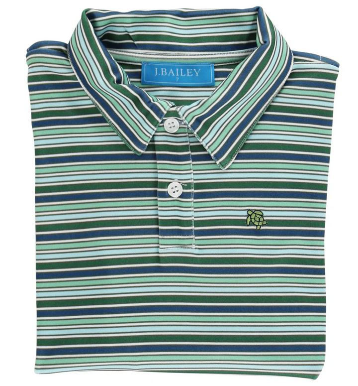 Performance Harry Long Sleeve Polo - Forest