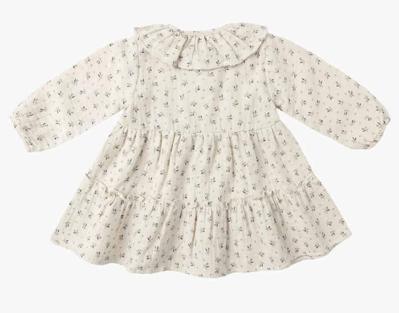 Bluebell Ruffle Collar Button Dress