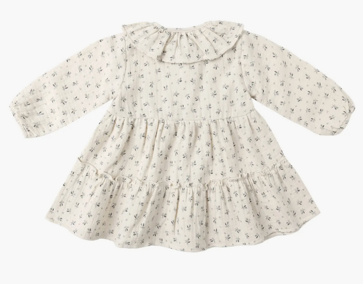 Bluebell Ruffle Collar Button Dress