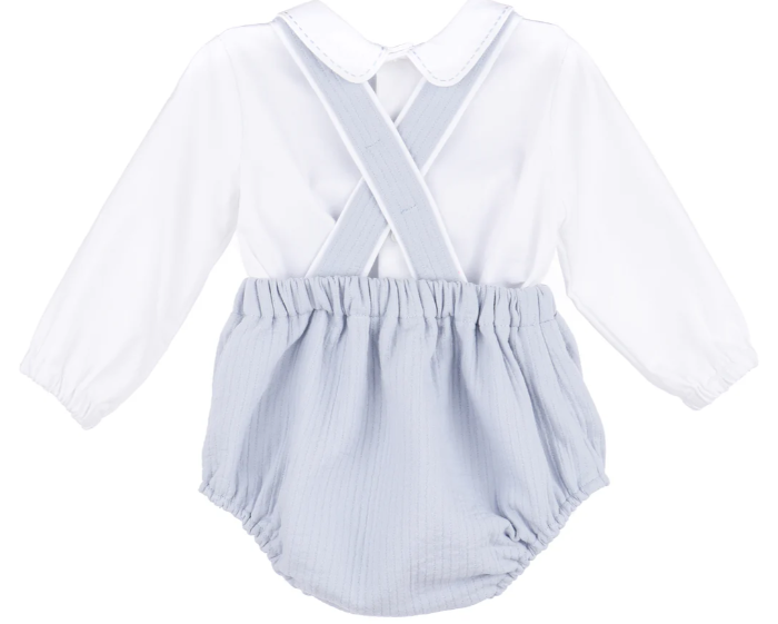 Boys Suspenders Set - Blue