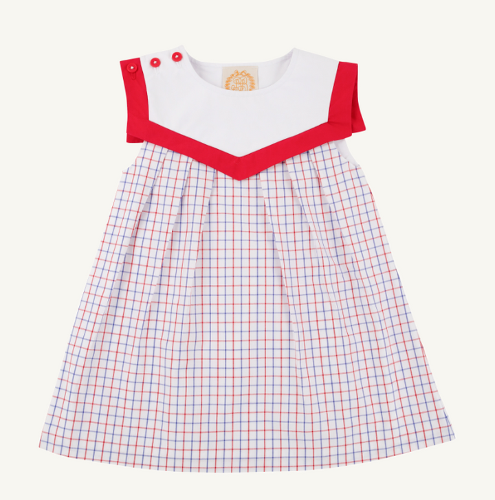 Sarah Sailboat Dress-Woven Dyed Yarn