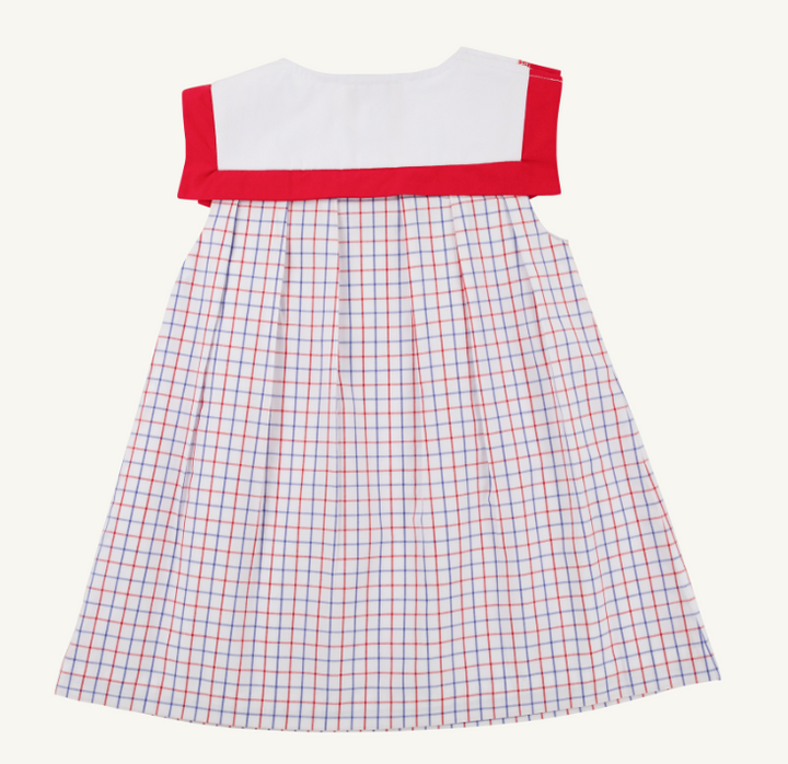 Sarah Sailboat Dress-Woven Dyed Yarn