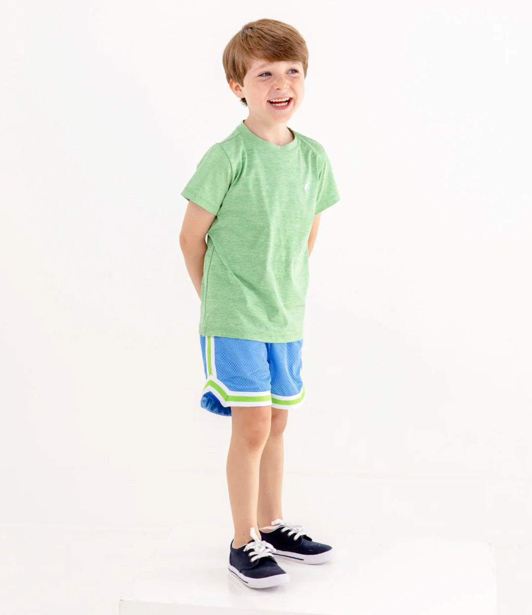 Prepletic™ Sheppy Shorts Sunrise Blvd Blue/Lexington Lime