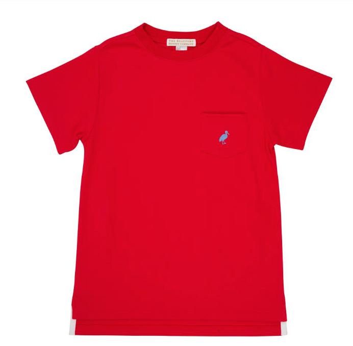 Carter Crewneck - Pocket -Richmond Red