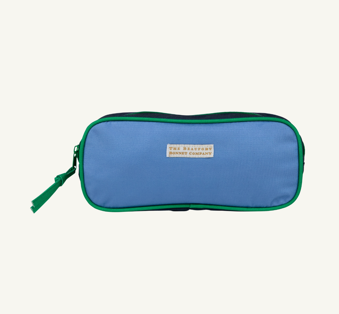 Peyton Pencil Pouch - Barbados Blue