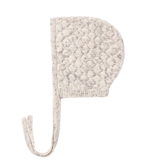 Knit Bonnet - Natural Confetti