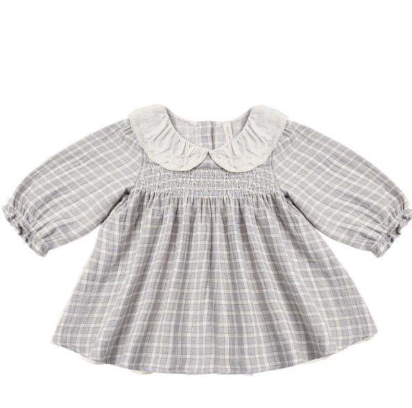 Callie Dress- Blue Gingham