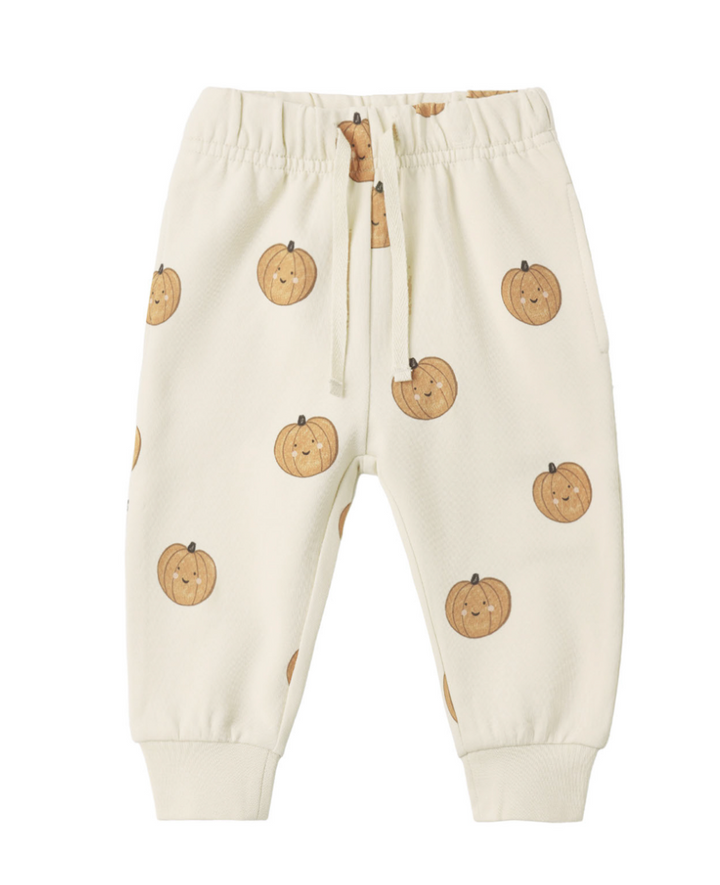 Relaxed Fleece Pumpkin Sweatshirt/Pants Set