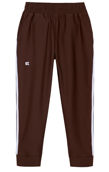 Brown Retro Warm-up Jogger
