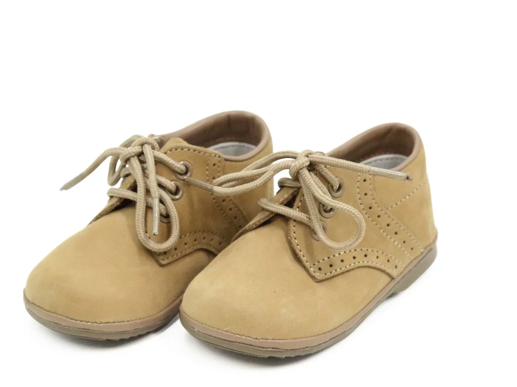 James Lace Up Shoe - Nubuck Khaki