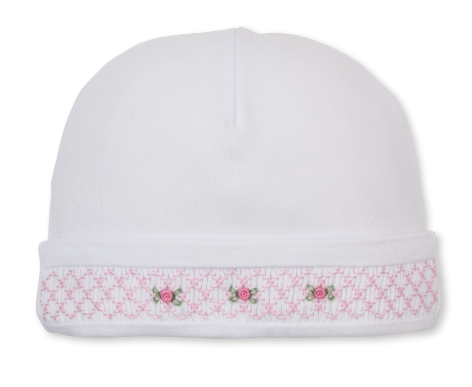 Hat w/ Hand Smk White/Pink