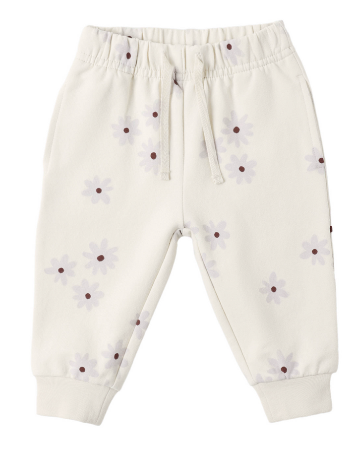 Ruffle Fleece Sweatshirt/Sweatpants Set - Blue Daisy