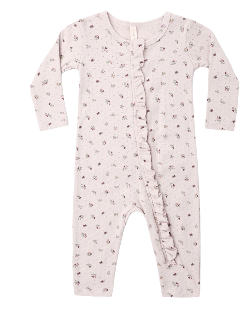 Ruffle Jumpsuit Heart Ditsy