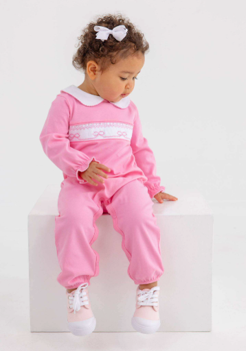 Rigsby Romper Hamptons Hot Pink