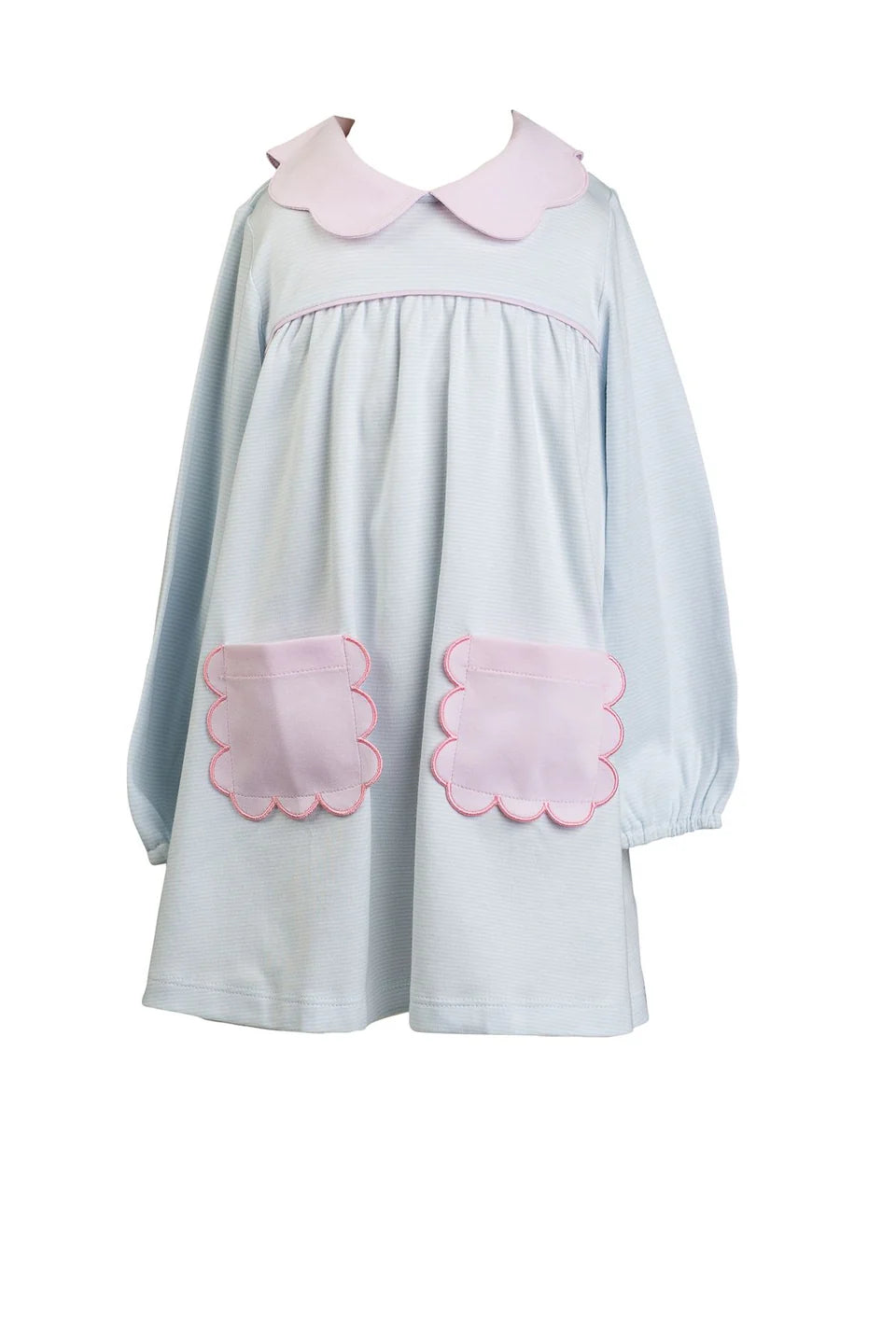 Scallop Pocket Dress