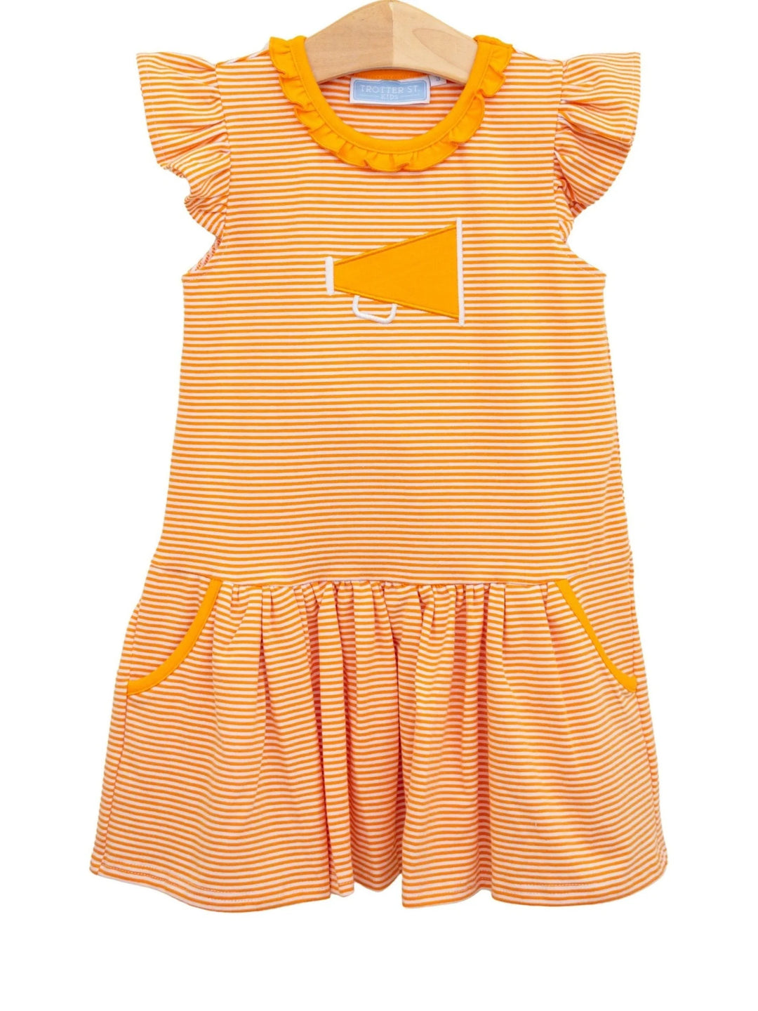 Megaphone Dress - Orange