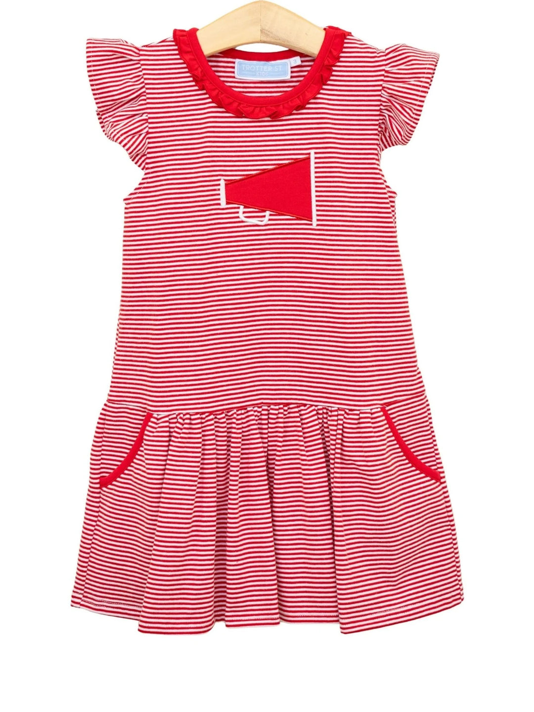 Megaphone Dress - Red