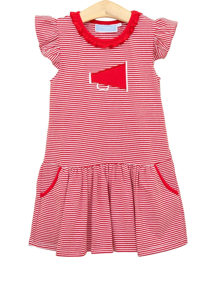 Megaphone Dress - Red