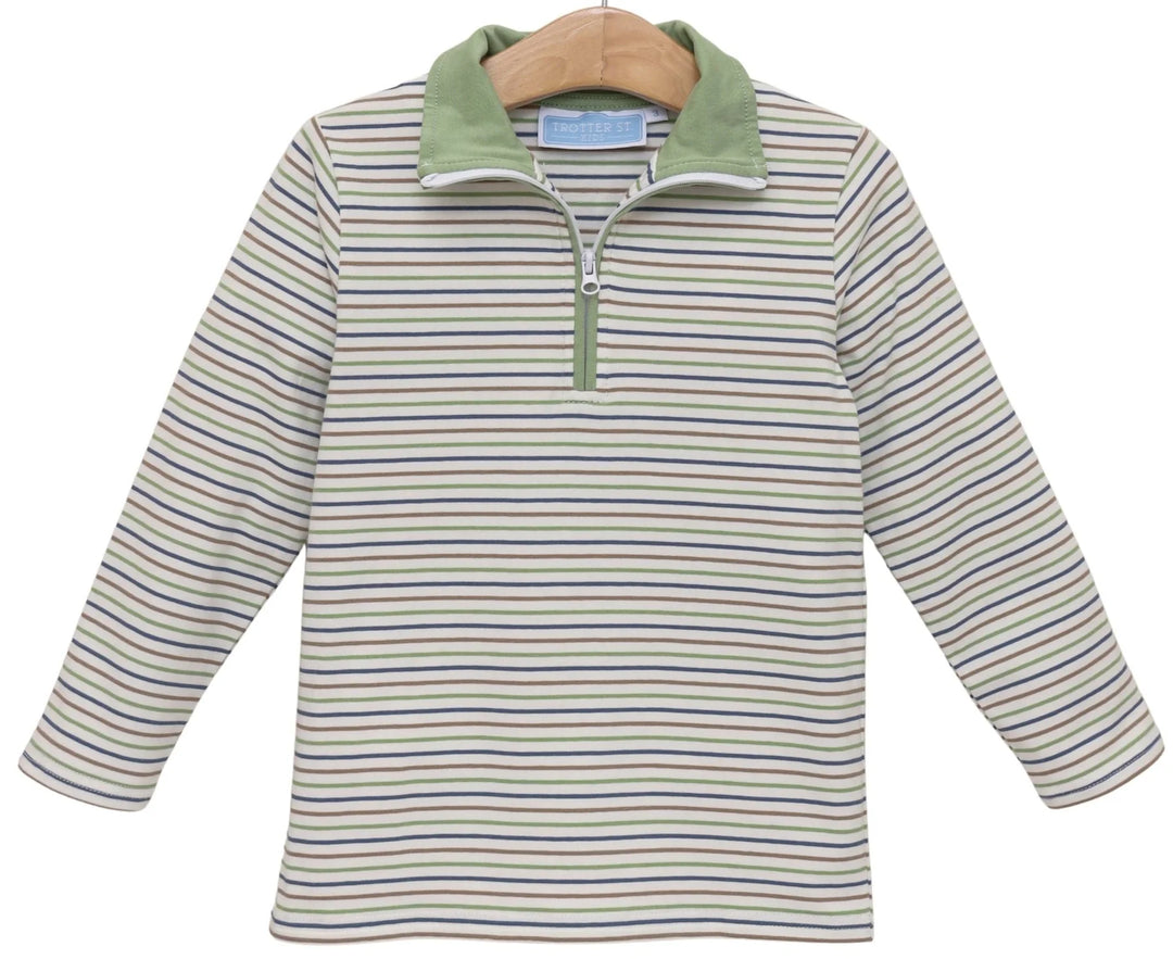 Tucker Pullover Set - Pine Cove Stripe