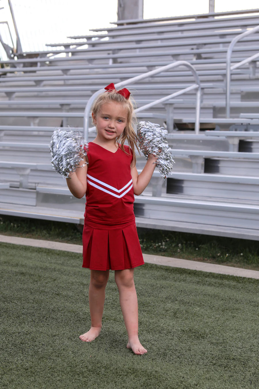 Cheer Uniform Set - Crimson