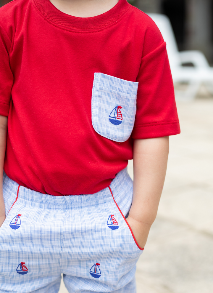 Sailboat Shirt Set