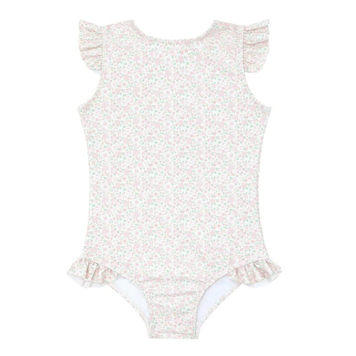 Antique Floral Rashguard One Piece