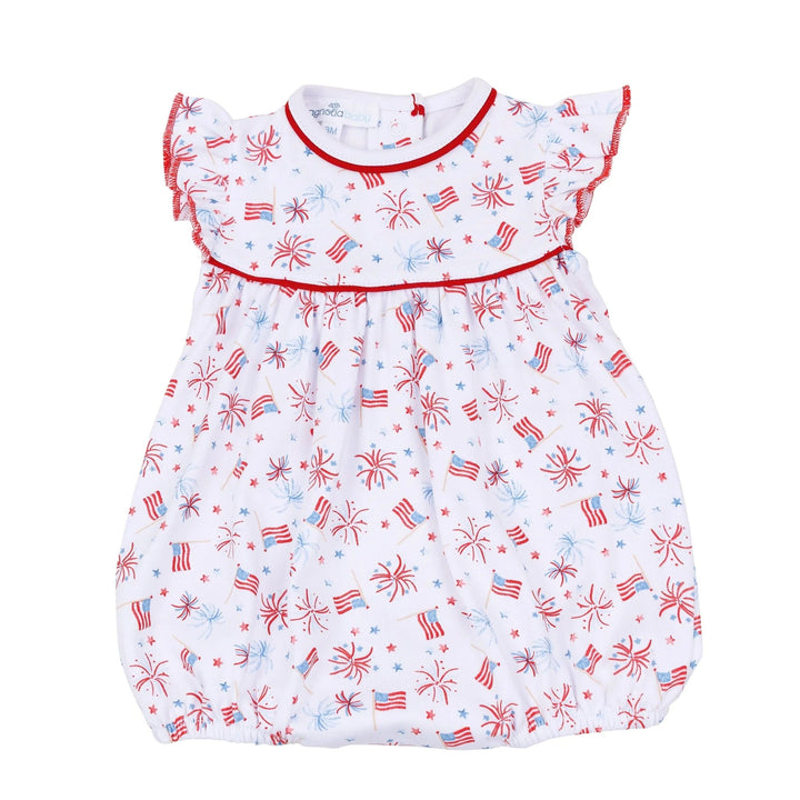 A Sparkly Fourth Print Flutters Bubble