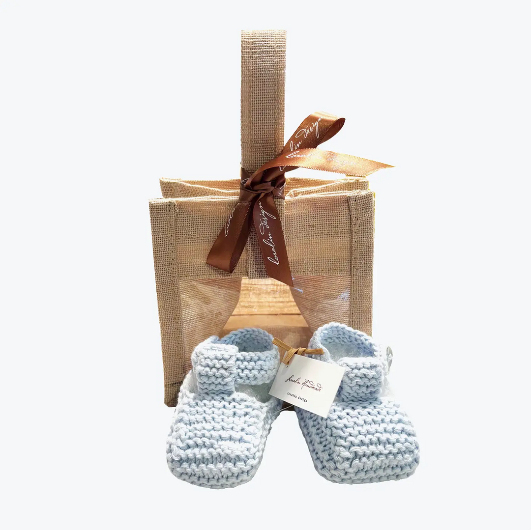 Sky Blue Booties