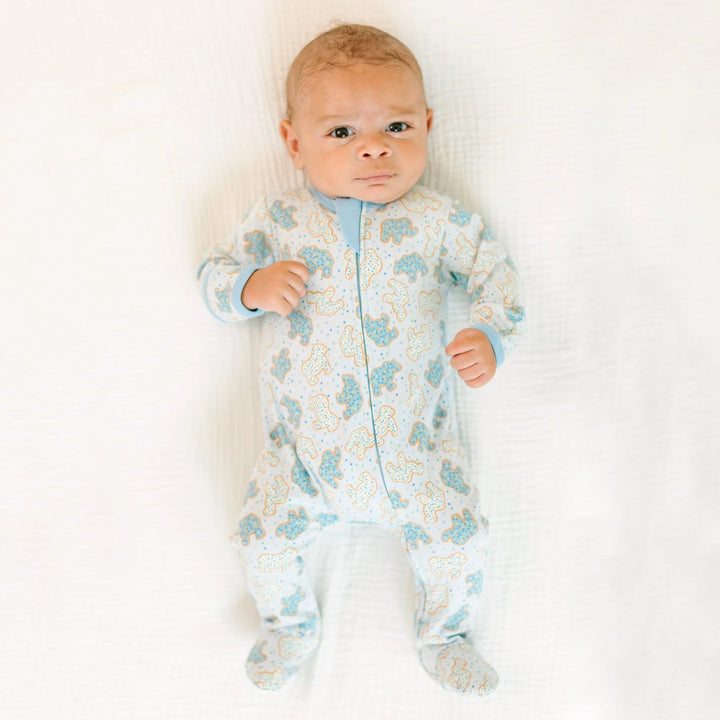 Animal Crackers Zipper Playsuit