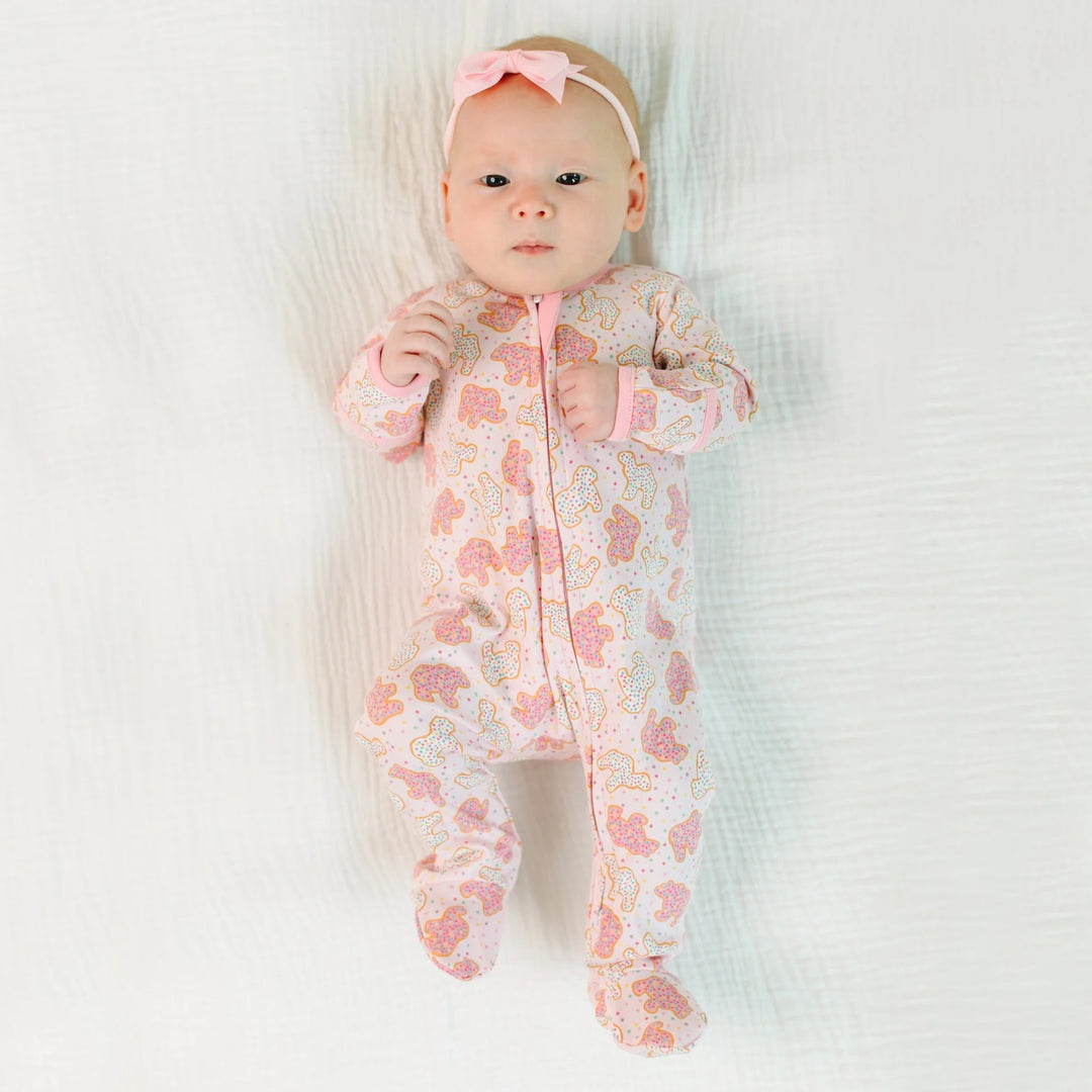 Animal Crackers Zipper Playsuit
